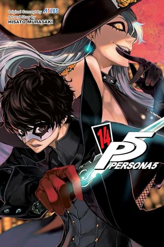 Manga cover featuring Joker and a woman in a hat, titled Persona 5 volume 14.