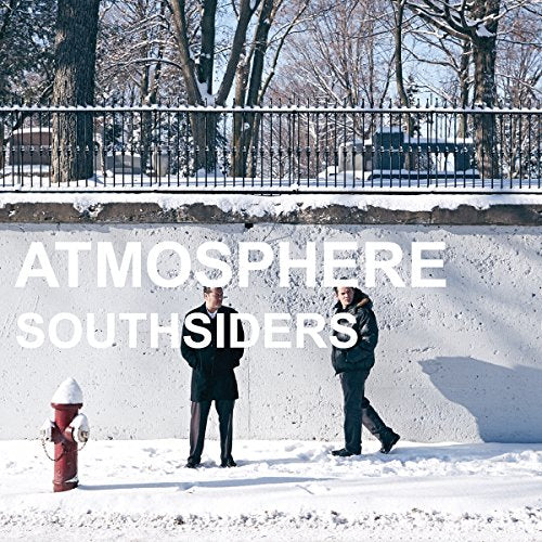 Album cover for Atmosphere’s “Southsiders” featuring two figures in winter.