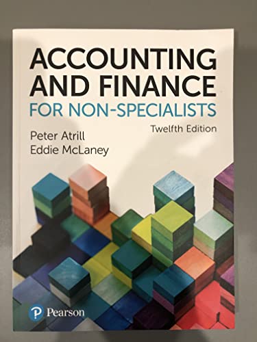Book cover: "Accounting and Finance for Non-Specialists," twelfth edition.