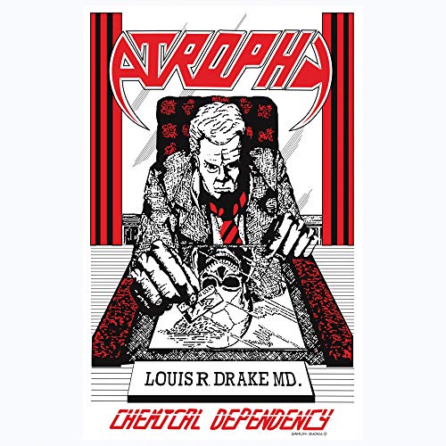 CD cover: man in suit with skull, red and black comic art.
