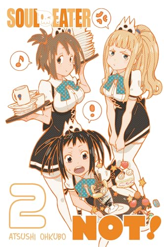 Cover of “Soul Eater NOT!, Vol. 2” manga featuring three young women.