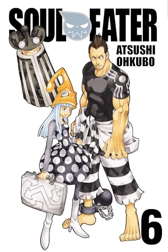 Cover of Soul Eater volume 6 featuring three anime-style characters.
