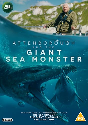 David Attenborough documentary DVD cover featuring a prehistoric marine reptile.