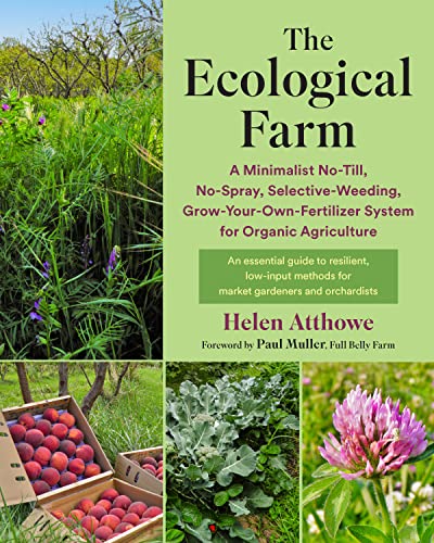 Book cover featuring a lush garden, produce, and plant close-ups.