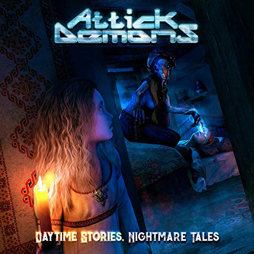 CD cover: girl with candle, ghostly figure, and a person in a room.
