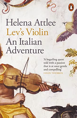 Book cover for "Lev's Violin" featuring a violin and bird illustration.