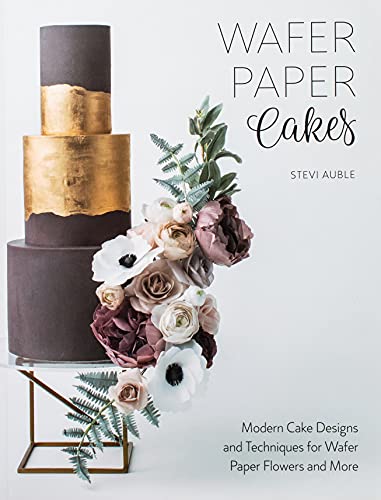 Book cover featuring a tiered dark cake decorated with flowers and gold.