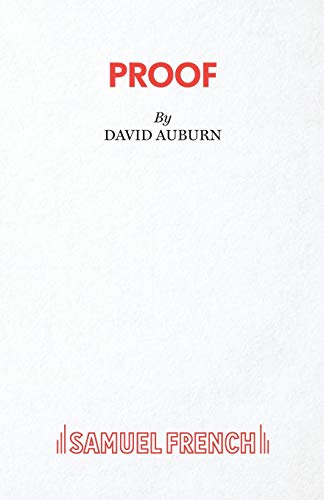 White book cover with red text reading "PROOF" by David Auburn.