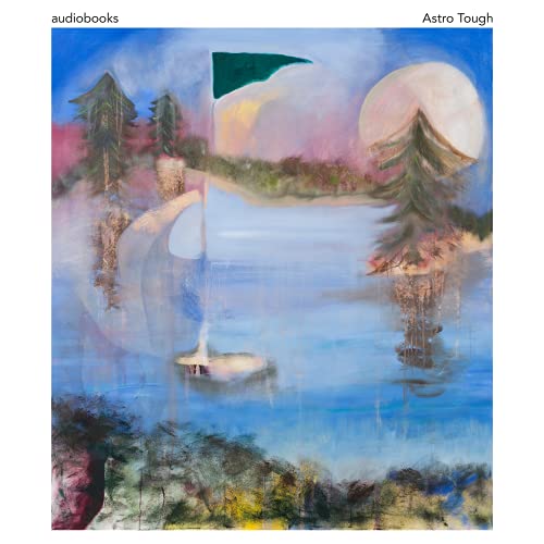 Audiobook cover art: abstract landscape with trees, water, and moon.