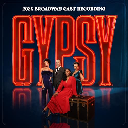 “Gypsy” cast recording CD cover featuring Audra McDonald, Danny Burstein, and Patsy Ferran.