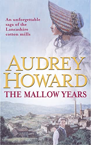 Book cover: "The Mallow Years" with a woman in bonnet and industrial landscape.
