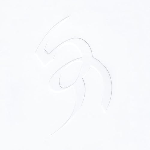 White CD case with embossed, abstract swirling design.