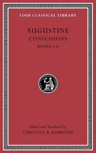 Red cover of Augustine’s “Confessions,” Loeb Classical Library edition.