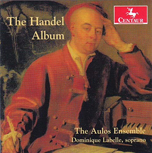 CD cover featuring a portrait of composer George Frideric Handel.