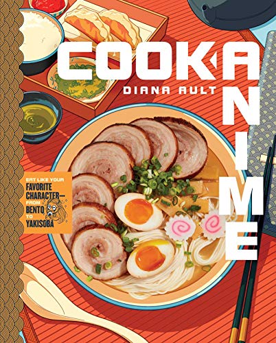 Cook Anime book cover featuring a bowl of ramen and side dishes.