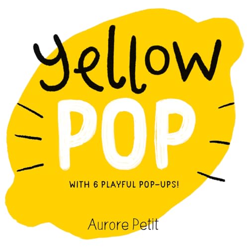 Yellow board book cover with bold text and pop-up indication.