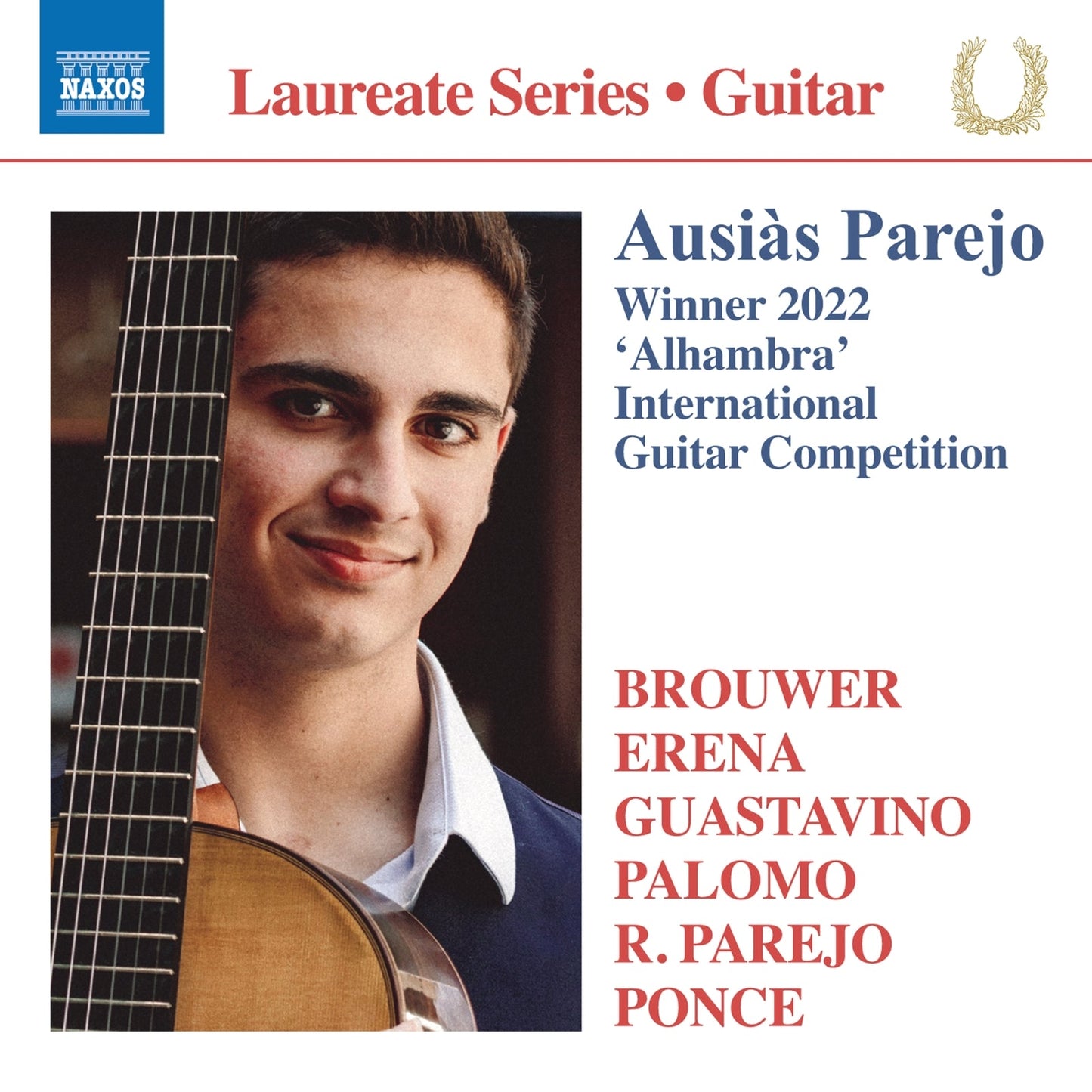 CD cover featuring guitarist Ausias Parejo, 2022 competition winner.