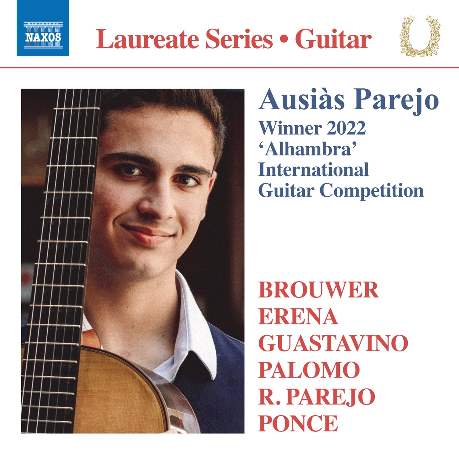 CD cover featuring guitarist Ausias Parejo, 2022 competition winner.