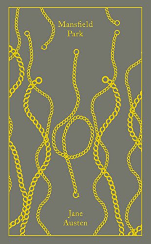 The alt text for the image is: "Gray book cover with yellow chain pattern and title."
