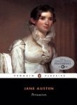 "Book cover featuring a portrait of a man, Penguin Classics logo, and title 'Persuasion' by Jane Austen."