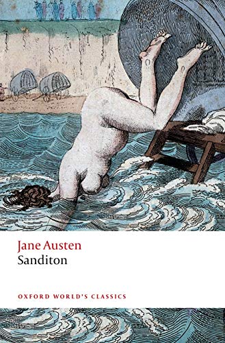 Book cover showing a person diving into water from a bathing machine.