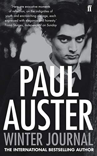Book cover: "Winter Journal" by Paul Auster, featuring a portrait of a man.