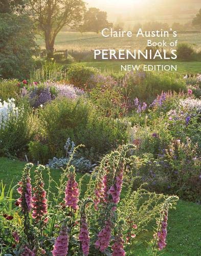 Book with photographs and text about perennials, likely with a gardening or floral theme.