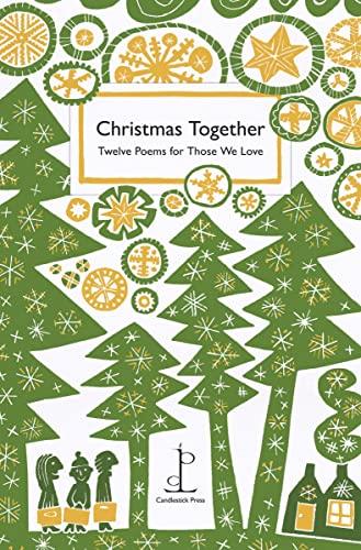 Book cover, "Christmas Together," with green and gold festive patterns.