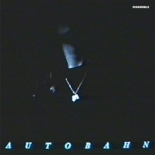 Dark album cover for Autobahn’s “Dissemble” with abstract white shapes.
