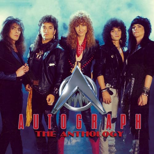 1980s rock band Autograph album cover, featuring five men in leather jackets.