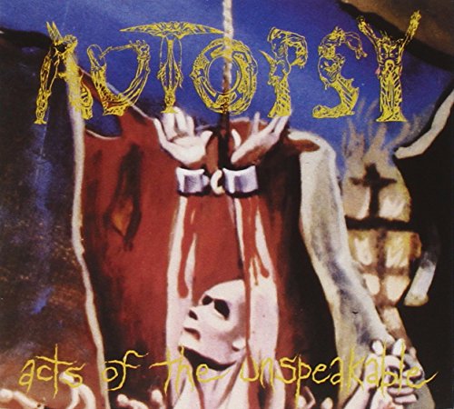 Album cover showing a shackled, bloody figure against a dark, abstract background.