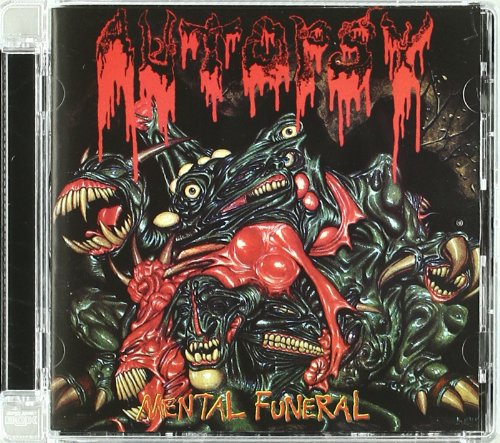 CD cover art featuring a grotesque, multi-headed monster with red, green, and black textures.