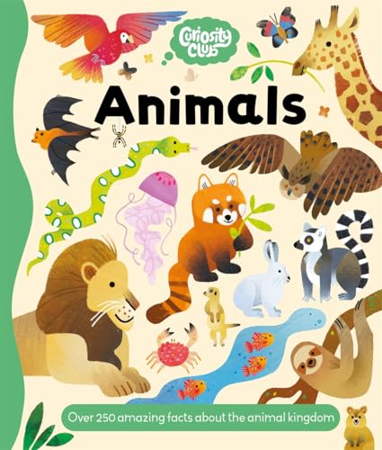 Book cover featuring colorful illustrations of diverse animals.