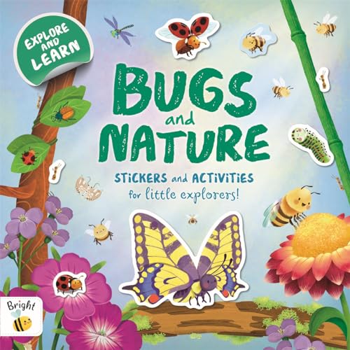 Colorful cover depicting various insects and flowers, titled "Bugs and Nature".