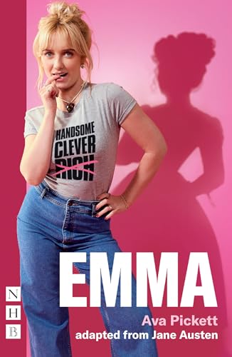 Book cover featuring a young woman in jeans and a t-shirt, titled "Emma".
