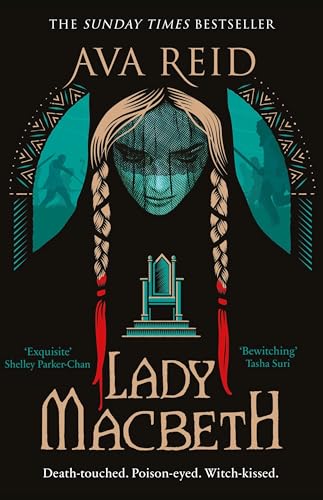 Book cover: Lady Macbeth, featuring a woman with braids and a dark background.