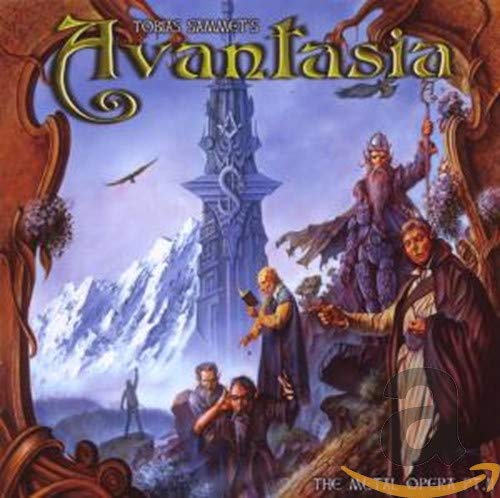 Avantasia album cover: fantasy illustration of figures and a castle.