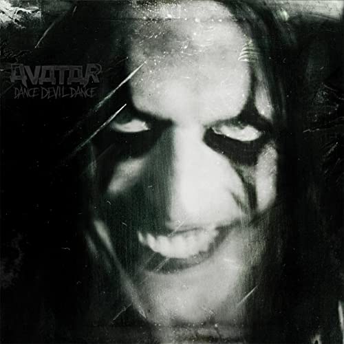 CD cover for Avatar’s “Dance Devil Dance” featuring a distorted, pale face.