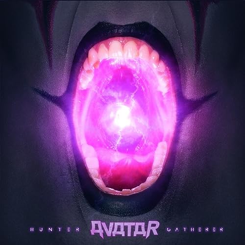 Album cover for Avatar’s “Hunter Gatherer” featuring a glowing mouth.