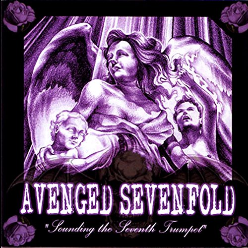 Avenged Sevenfold album cover featuring angels in purple tones.