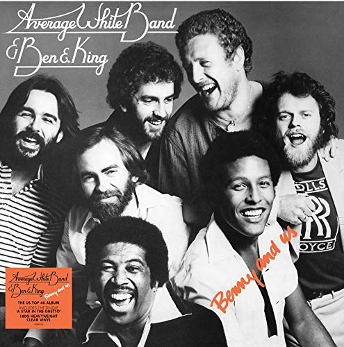 Average White Band “Benny and Us” clear vinyl record with cover art.