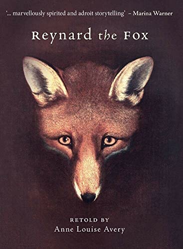 Book cover featuring a close-up portrait of a reddish-brown fox’s face.