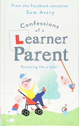 Book cover: "Confessions of a Learner Parent" with cartoon illustration.