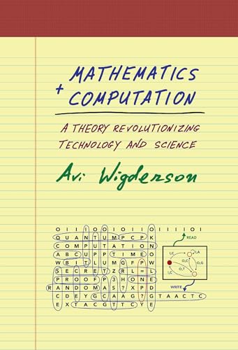 Book cover: "Mathematics and Computation" by Avi Wigderson, with keyboard graphic.