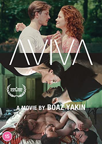 DVD cover for "Aviva" featuring couples in intimate poses.
