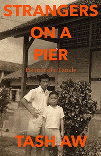 Book cover featuring a vintage photograph of a father and son.