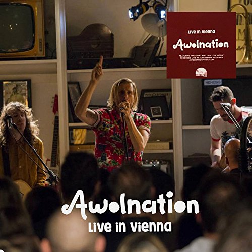 Awolnation "Live In Vienna" vinyl record cover with band performing onstage.