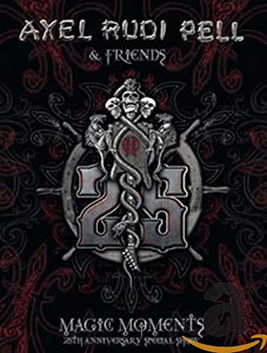 DVD cover for Axel Rudi Pell’s “Magic Moments” 25th anniversary concert.
