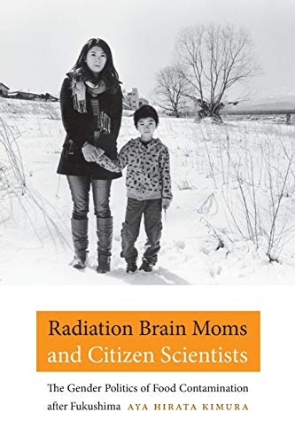 Book cover with a woman and child in a snowy, rural landscape.