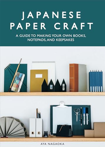 Book cover featuring handmade paper crafts: books, notepads, and keepsakes.